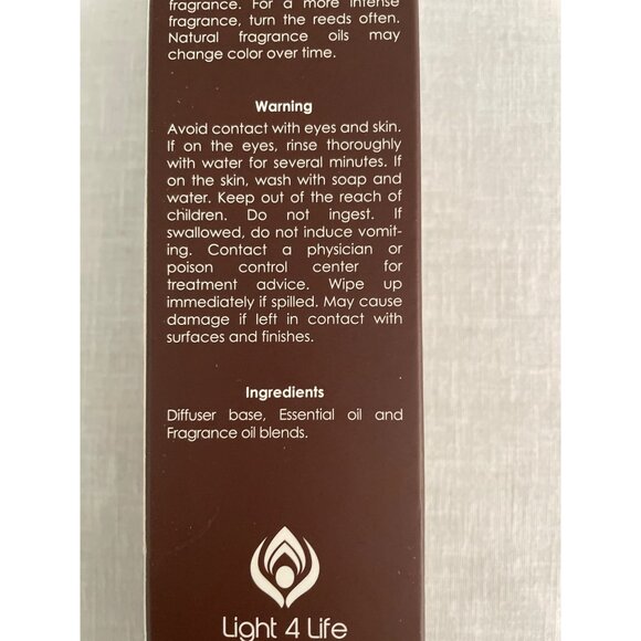 Coco By Stone Diffuser Smells Like Chocolate Reed Diffuser 5 Fl Oz Cacao Vanilla - Picture 6 of 7